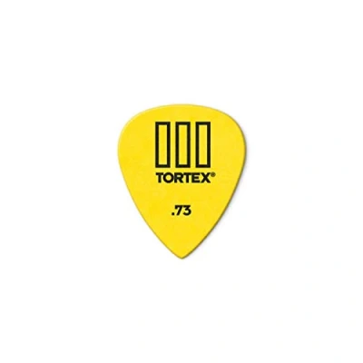 Immagine di Dunlop Tortex T3 Punta Affilata Per Chitarra Confezione Da 72 .73 Mm