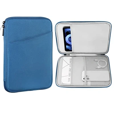 Immagine di MoKo 9 11&#039;&#039; Custodia Protettiva Compatibile con iPad PRO 11 M4 2024/11 Pollici Air M2 2024/iPad 10a 10,9 5/4 10,9, Galaxy Tab S9/S8/A8/A7 2022, Blu Pavone