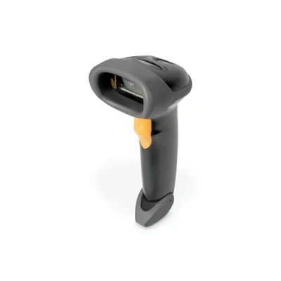 Immagine di Digitus DA 81001 Scanner bar code 1D Cablato LED Nero portatile incl. supporto USB A, C® 2.0