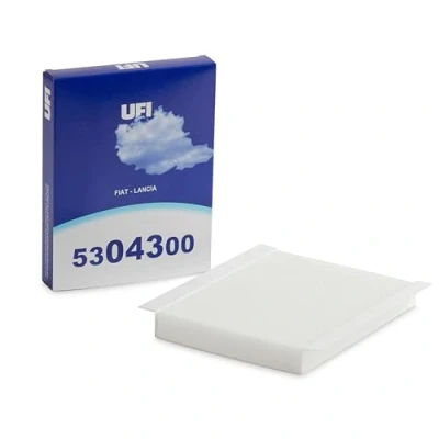 Immagine di UFI Filters, Filtro Abitacolo Antipolline 53.043.00, per Ricambio, Adatto a Auto, Applicabile su Diversi Modelli Fiat e Lancia