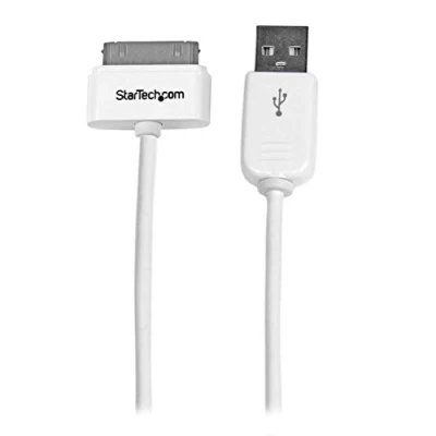Immagine di Startech.Com Cavo Connetore Dock Apple 30 Pin da 1 M a USB per Iphone/Ipod/Ipad con Gradino