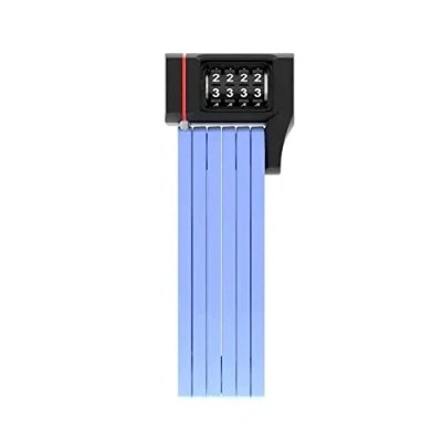 Immagine di ABUS Bordo uGrip 5700C SH Serratura pieghevole con staffa per bicicletta codice a combinazione e barre spesse 5 mm Livello di sicurezza 7 80 cm Blu