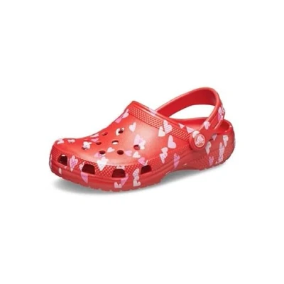 Immagine di Crocs Classic VDay Clog T, Zoccoli Unisex Bambini e Ragazzi, Cherry Red, 24/25 EU