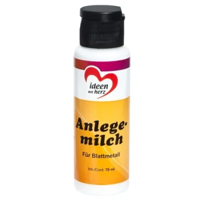 Immagine di Ideen mit Herz Latte per foglie metalliche Colla foglia d&#039;oro 70 ml