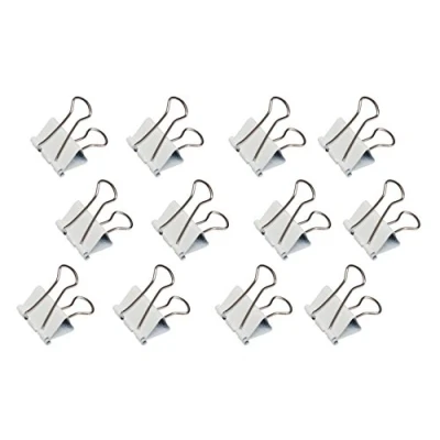 Immagine di Maul Original Mauly Klemmer 19 mm, morsetto pieghevole, larghezza di bloccaggio 7 2141902, scatola 12 pezzi, bianco