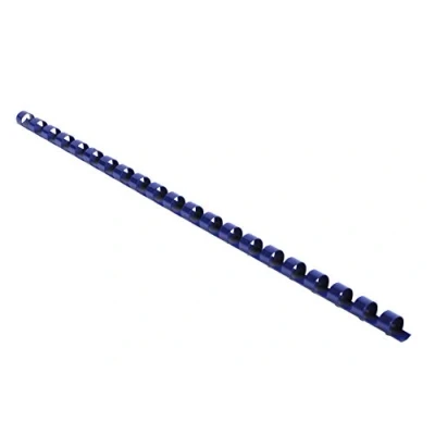 Immagine di Exacompta Rif. 75202E Confezione da 100 rilegature a spirale in PVC blu 8 mm consente di collegare 20 40 fogli 80 g formato A4 o A3 paesaggio adatto per qualsiasi tipo macchina