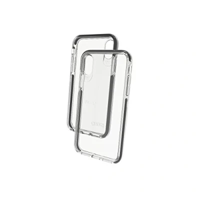 Immagine di gear4 Piccadilly Custodia rigida per iPhone, Nero, Trasparente