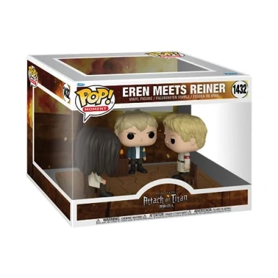 Immagine di Funko Pop! Moment: AoT Eren Jaeger Meets Reiner Attack On Titan Figura in Vinile da Collezione Merchandising Ufficiale Giocattoli per Bambini e Adulti Anime Fans