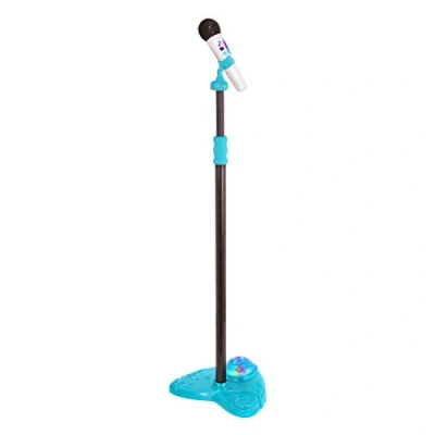 Immagine di B. toys Mic it Shine Microfono Giocattolo con Supporto e Luce da Discoteca Bluetooth per la Connessione allo Smartphone Bambini, 3 Anni+