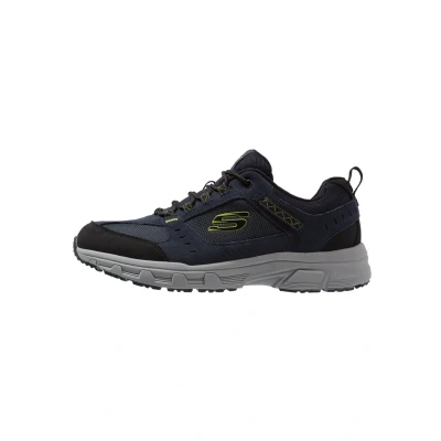 Immagine di Skechers Oak Canyon, Sneaker Uomo, Navy Leather Pu Mesh Lime Trim, 45 EU