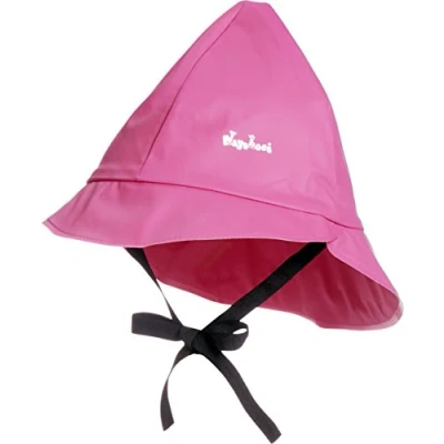 Immagine di Playshoes Cappello antipioggia Foderato, indumenti per cappelli antivento e impermeabili Unisex Bambini ragazzi, Fodera In Cotone Rosa, 49