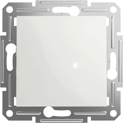 Immagine di Schneider Electric Interruttore a croce Bianco Asfora (RAL 9003) EPH0570121D, Pulsante + Interruttore,