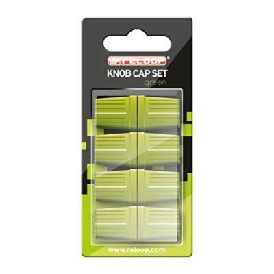 Immagine di Reloop Knob Cap Set green 8 tappi per manopole, rivestimento in gomma una maggiore presa, compatibile con molti mixer e controller DJ, verde