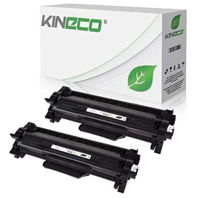 Immagine di Kineco 2 Toner TN2420 TN2410 compatibili per Brother HL L2350DW L2370DN L2375DW L2310D MFC L2710DW Confezione Doppia 2X 3.000 Pagine