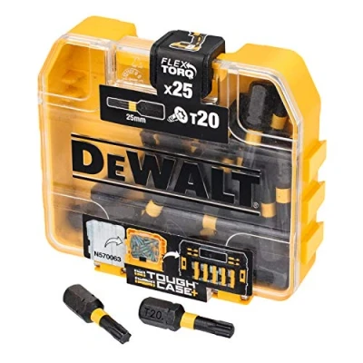 Immagine di DeWalt Set inserti per avvitatore 25 x T20 Extreme Impact da pezzi in Tic Tac Box, dt70528 QZ
