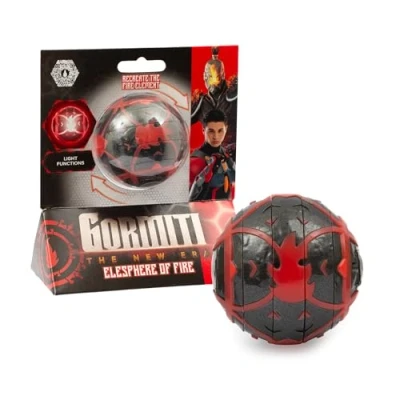 Immagine di GORMITI THE NEW ERA Elesfera Del Clan Fuoco Zane, Ricrea L&#039;Elemento Ruotando Gli Anelli E La Sfera Si Illuminerà, Per Bambini A Partire Dai 3 Anni