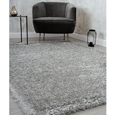 Immagine di Mias Teppiche Fiona Tappeto per soggiorno, camera da letto, 60 x 110 cm, colore Argento