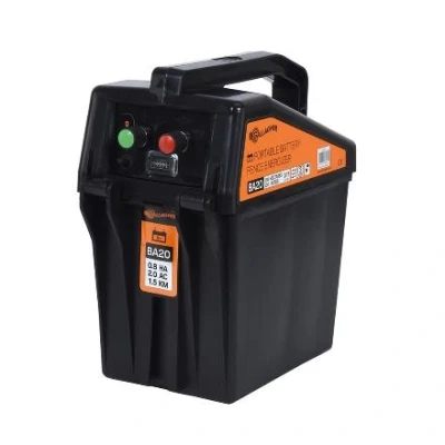 Immagine di Elettrificatore a batteria Gallagher 9V BA80, 10 km, Gallagher, Nero Adatto per Zootecniche e Agricoltura