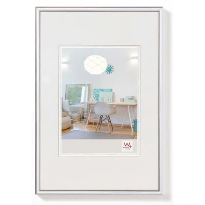 Immagine di walther design Cornice argento 60 x 80 cm New Lifestyle in plastica KV080S