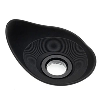 Immagine di vhbw mirino oculare compatibile con Nikon F100, F3, F3HP, F4, F5, F6, F801 fotocamera, reflex, DSLR nero, ovale, girabile