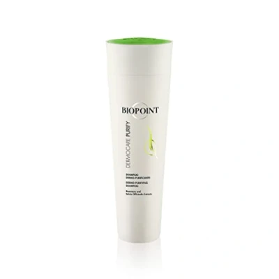 Immagine di Biopoint Dermocare Purify Shampoo Dermopurificante per Capelli Grassi, Azione Detergente Delicata e Normalizzante sul Sebo in Eccesso, Dona Brillantezza Leggerezza, 200 ml