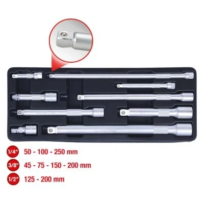 Immagine di KS TOOLS 911.0009 Serie di prolunghe, Chiave a bussola