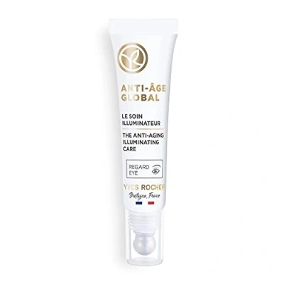 Immagine di Yves Rocher Anti age Global, cura degli occhi, antietà, contro rughe e occhiaie, texture in gel leggero per una sensazione piacevole fresca, 15 ml