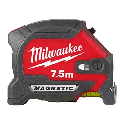 Immagine di MILWAUKEE Flessometro Mt.7,5 con Luce LED 100 Lumens Ricaricabile Antiurto