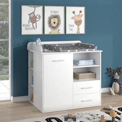 Immagine di Vicco fasciatoio Lea, Bianco, 102.2 x 102.5 cm
