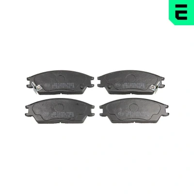 Immagine di OPTIMAL BP 09680 Kit pastiglie freno Assale anteriore con segnalatore acustico usura HYUNDAI: Getz, ACCENT 2
