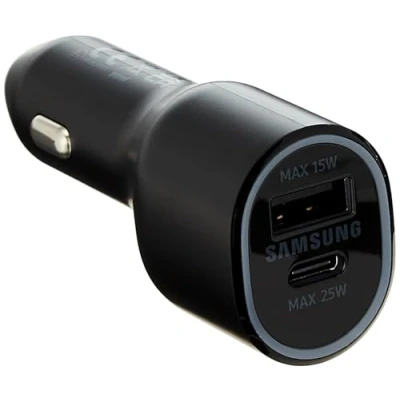 Immagine di Samsung EP L4020 USB C Caricabatterie Per Auto 25W Nero