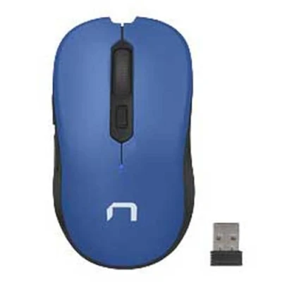 Immagine di Natec Toucan (Senza fili), Mouse, Bianco, Blu
