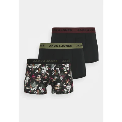 Immagine di Jack &amp; Jones Jacflower 3 PACK Culotte, Uomo, Taglia: Large, Black