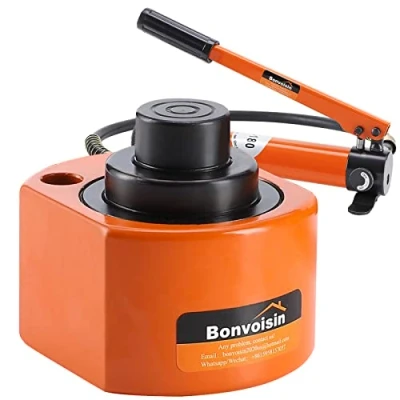 Immagine di Bonvoisin 20T Martinetto Idraulico a Due Pezzi con CP 180 Pompa, Sollevamento da 30mm, Altezza 57mm, Superficie Utile 19,6cm², per La Costruzione di Macchinari (DFPY 20T+CP 180)