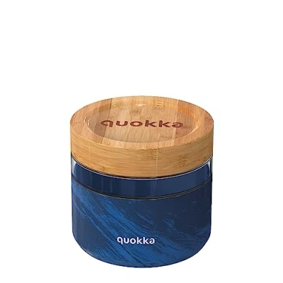 Immagine di Quokka DELI UNKNOWN CONTENITORE PER CIBO IN VETRO CON COPERTURA SILICONE 820 ML