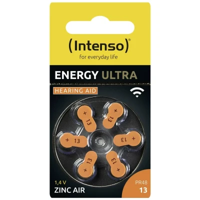 Immagine di Intenso Batteria non ricaricabile per apparecchio acustico #####PR48 13 1.45 V 6 pz. 230 mAh Zinco aria 7504426