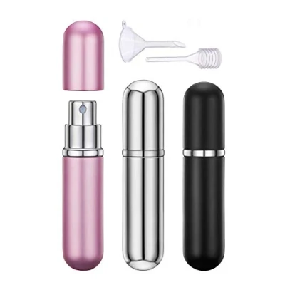 Immagine di Bottiglie Atomizzatore di Profumo, 3pcs Bottiglia Spruzzo Vuota Profumo Rinfrescante Portatile con Imbuto e Pipetta, 6ml