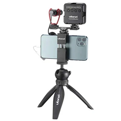 Immagine di Ulanzi Smartphone VLOG Kit Extra: Statief+houder+led+mic (U 5)