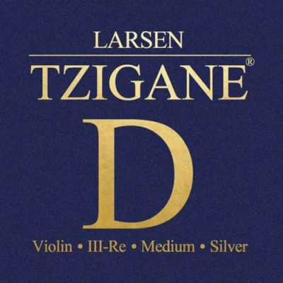 Immagine di LARSEN STRINGS corde per violino anima in fibra multifilamento tzigana D argento medio