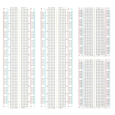 Immagine di ELEGOO 4PCS Breadboard Kit, 2 Pezzi 830 Punti Mini Breadboard, 400 compatibile con Arduino, Jumper Filo Dupont Kit per Uno R3 Mega