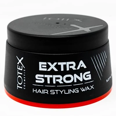 Immagine di Totex Cera per lo styling dei Capelli I Extra Strong Edge Control Hold Wax uomini e donne Barbieri Shop Parrucchieri Certificati Aqua 150 ml