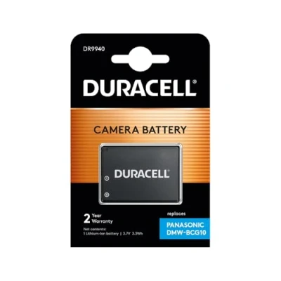 Immagine di Duracell DR9940 Batteria per Panasonic DMW BCG10, 3.7 V, 850 mAh, Nero