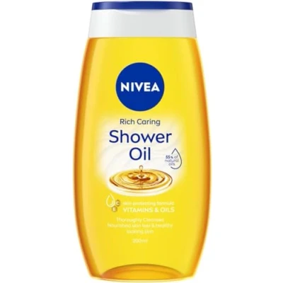 Immagine di NIVEA doccia Olio Nutrimento Intenso in confezione da 6 x 200 ml, Bagnoschiuma nutriente a base di Oli Naturali, Detergente per una pelle morbida e nutrita