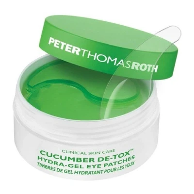 Immagine di Peter Thomas Roth Cucumber Detox Hydra Gel Eye Patches 30 Pairs60 Tappo per orecchie, 4 cm, Nero (Black)