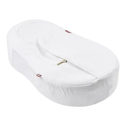 Immagine di Red Castle cocoonacover, copertina in fiore di cotone imbottito bianco