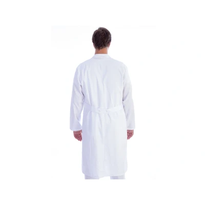Immagine di GIMA 21414 Camicia in Cotone e Poliestere, con Bottoni para Donna, L, Bianco