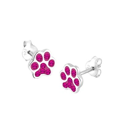 Immagine di Elli Orecchini a Perno da Donna in Argento 925 con Cristallo Rosa