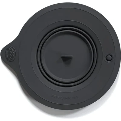 Immagine di Kitty Professional Coperchio di chiusura in silicone, lavabile lavastoviglie Compatibile con le ciotole KitchenAid* valvola sicurezza per da 3l 4,3l 4,8l (Antracite)