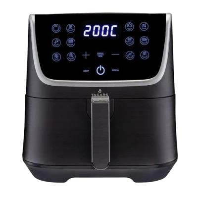Immagine di Tagars Friggitrice Ad Aria Calda XL Da 7 Litri Con Display Digitale Touch, Sistema A Riscaldamento Rapido, 12 Programmi Di Cottura, Timer, Cestello Estraibile E Potenza 1800 W