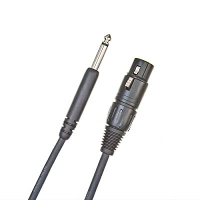 Immagine di D&#039;Addario PW CGMIC 25 Cavo Sbilanciato per Microfono Planet Waves Classic, Connettore XLR Jack di 6,35 mm, 7,6 mt